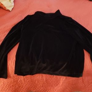 NWT Loft Velvet Mock Turtleneck